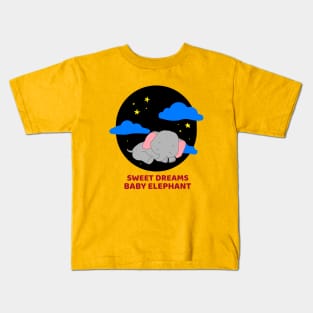 Sweet Dreams Baby Elephant | Cute Baby Kids T-Shirt